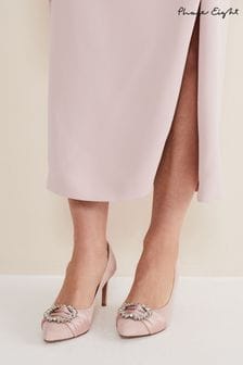 Phase Eight Pink Embellished Court Shoes (D65939) | $261