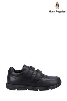 Hush Puppies Junior Lucas Black Shoes (D66058) | Kč1,985