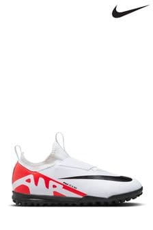 אדום - Nike Jr. Zoom Mercurial Vapor 15 מגפיים כדורגל דשא (D66330) | ‏302 ‏₪
