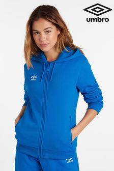 Blau - Umbro Club Leisure Kapuzenjacke mit Reißverschluss (D66401) | CHF 57