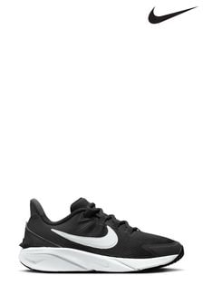 Nike Black/White Star Runner 4 Youth Trainers (D66602) | ₪ 201