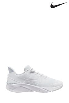 Nike White Youth Star Runner 4 Trainers (D66609) | €55