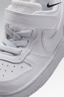 Nike White Infant Court Borough Low Recraft Trainers (D66628) | €50