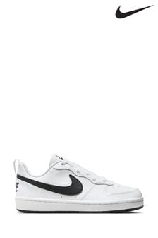 Nike White/Black Youth Court Borough Low Recraft Trainers (D66642) | ₪ 251