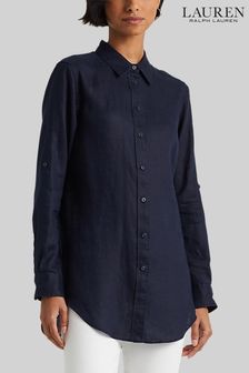 Lauren Ralph Lauren Karrie Long Sleeve Linen Shirt (D66661) | €218