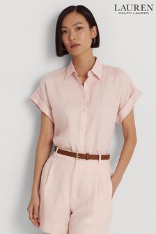 Lauren Ralph Lauren Broono Button Front Linen Shirt (D66680) | €81