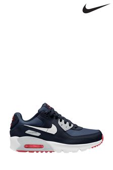 Nike Navy Air Max 90 LTR Youth Trainers (D66729) | €62
