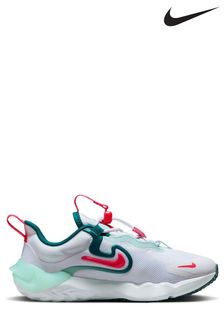 Nike White Run Flow Easy On Junior Trainers (D66837) | €34