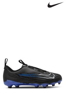 Negru - Ghete și cizme de fotbal pentru joc pe teren dur Nike Jr. Phantom Academy (D67056) | 358 LEI