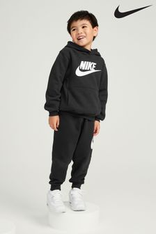 Black - Nike Little Kids Club Fleece Tracksuit Set (D67279) | DKK405