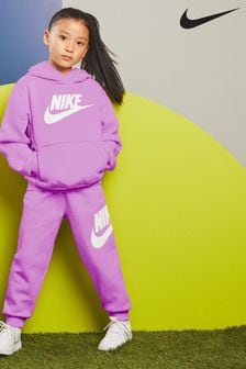 Różowy - Polarowy dres Nike Little Kids Club (D67291) | 250 zł