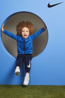 Nike Blue DriFIT Therma Little Kids Tracksuit (D67301) | kr623