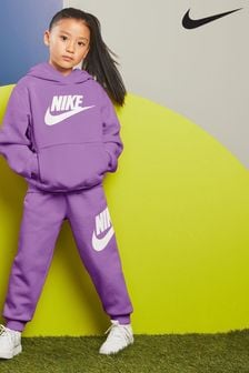 Nike Purple Little Kids Club Fleece Tracksuit Set (D67306) | €51