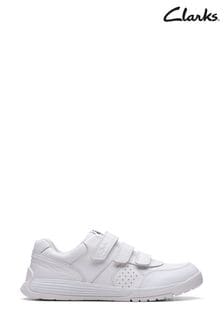 Clarks White Multi Fit Cica Star Orb Trainers (D67404) | €63 - €66