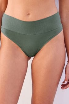 Green High Rise High Leg Forever Comfort Knickers (D67471) | SGD 14