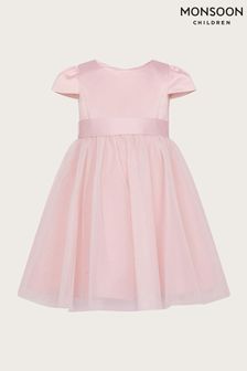 Monsoon Pink Tulle Baby Bridesmaid Dress (D67506) | €41 - €48