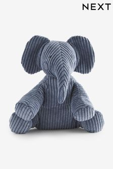 Navy Blue Cord Elephant Toy (D67559) | 25 €