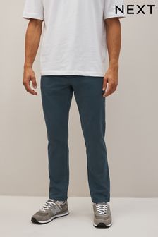 כחול פלדה - גזרה צרה - ג'ינס נוח נמתח (D67909) | ‏110 ‏₪