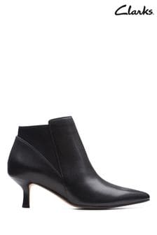 Clarks Black Leather Violet55 Up Boots (D68154) | 76 €