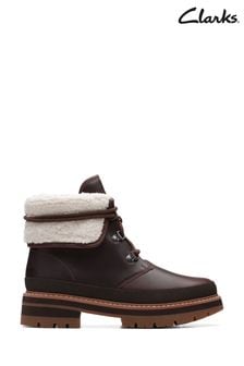 Clarks Brown Warm Lined Leather Orianna Boots (D68157) | kr2 750