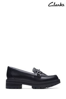Clarks Black Leather Orianna Bit Loafer Shoes (D68158) | kr1,168
