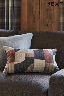 Navy Alpine Abstract Cushion (D68202) | 27 €