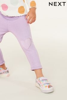 Flieder-Violett - Leggings mit kuscheligem Fleecefutter (3 Monate bis 7 Jahre) (D68222) | 6 € - 7 €