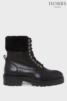 Hobbs Black Dani Ankle Boots (D68449) | ₪ 900
