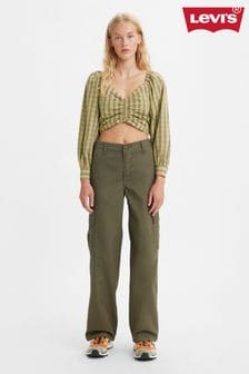 Green - Levi's® 94 Baggy Cargo Trousers (D68747) | kr1 100