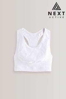 白色 - 工字背運動內衣 (7-16歲) (D68757) | NT$400