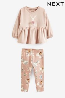 Pink Bunny Top and Legging Set (3mths-7yrs) (D68832) | €15 - €20