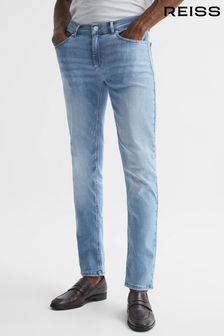 Reiss Light Wash Aniston Slim Fit Jeans (D69027) | 885 zł