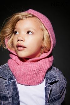 Pink Knitted Headcover Hat (3-16yrs) (D69236) | €7 - €10