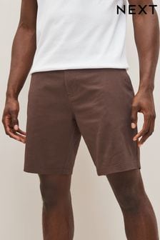 Brown Slim Stretch Chino Shorts (D69268) | 48 zł