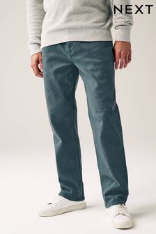 Blue Straight Coloured Stretch Jeans (D69303) | EGP790