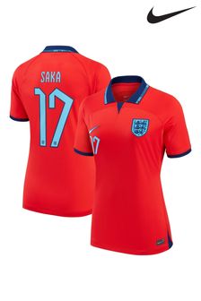 Nike Red Saka - 17 England Womens Away Stadium Football Shirt 2022 (D69384) | €114