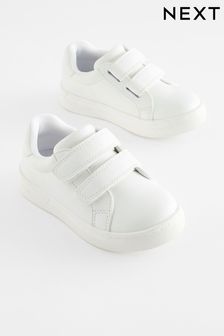Weiß - Schuhe mit verstellbaren Klettriemen (D69490) | 16 € - 18 €