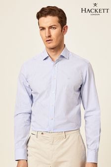 Hackett London Men Blue Shirt (D69599) | 300 zł