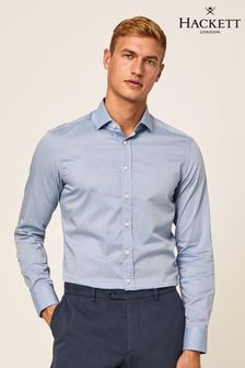 Hackett London Herren Hemd, Blau (D69602) | 93 €