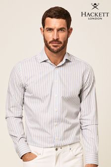 Hackett London - Wit overhemd voor heren (D69603) | €84