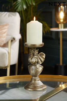 Bronze Elephant Pillar Candle Holder (D70377) | €26