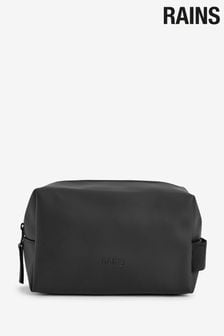 Rains Small Wash Black Bag (D70390) | $43