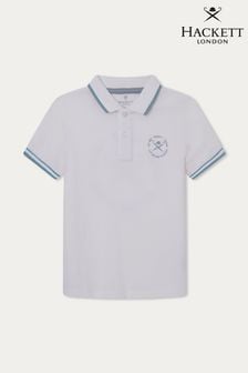 Dziecięca koszulka polo Hackett London z nadrukiem logo (D70501) | 190 zł