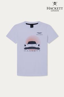 Camiseta blanca de niño de Hackett London (D70519) | 42 €