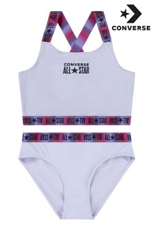 Flieder-Violett - Converse Bikini mit Logoband (D70639) | 23 €