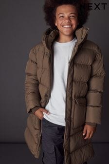 Neutral Extra Longline Puffer Coat (3-16yrs) (D70768) | €27 - €38