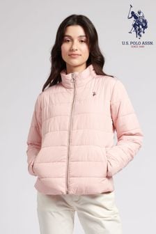 U.S. Polo Assn. Womens Lightweight Puffer Jacket (D70819) | €53