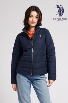 U.S. Polo Assn. Womens Lightweight Puffer Jacket (D70820) | €53