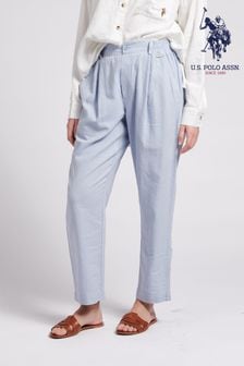 U.S. Polo Assn. Womens Smart Linen Trousers (D70846) | 46 €
