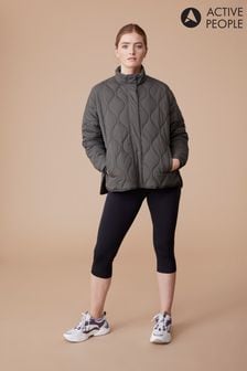 Active People Womens Green Breezy Padded Jacket (D70949) | €50